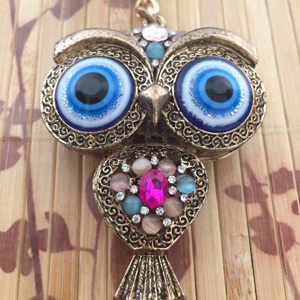 Bag Purse Charm keychain clip - Owl